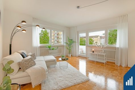 Charmante 2-Zimmer-Stadtwohnung in Wü-Sanderau, Nähe Mainpromenade, 97072 Würzburg, Etagenwohnung